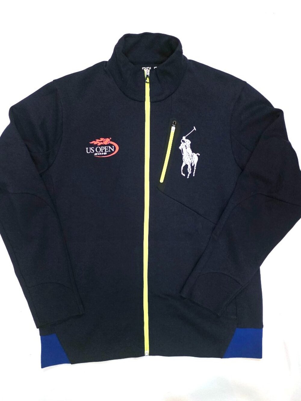 RLX Ralph Lauren Official US Open 2016 Tennis Ball Track Jacket Full Zip Perform